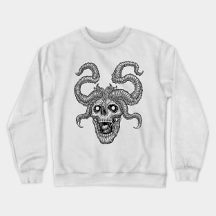 Demonic skull Crewneck Sweatshirt